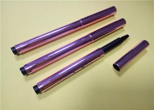 Slim Shape Plastic Empty Eyeliner Tube , Waterproof Eyeliner Pen 132.2mm Length