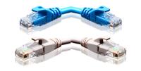 L'ordinateur RJ45 CAT6 raccordent la basse perte du signal 10m de la corde 23AWG 5m