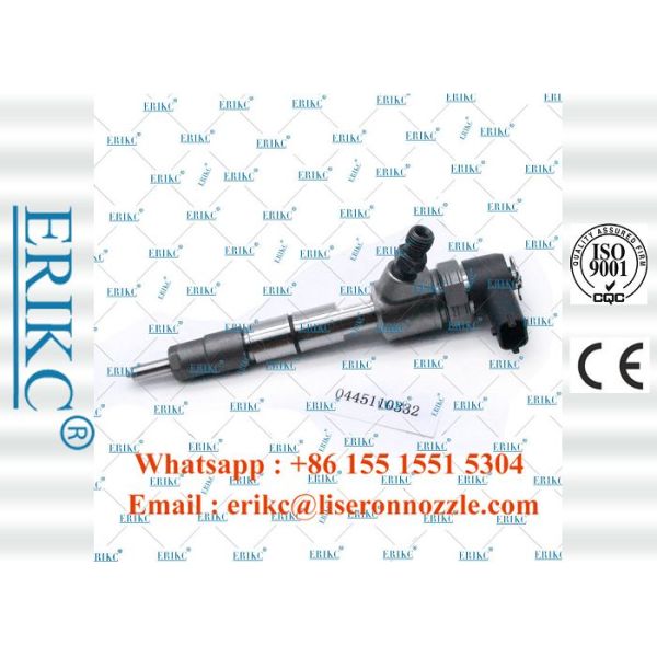 ERIKC 0445110332 diesel common injector rail 0 445 110 332 original gas fuel injector 0445 110 332