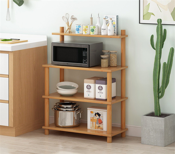 4 tier Multifunctional Microwave Oven Rack Kitchen Appliance Storage Rack