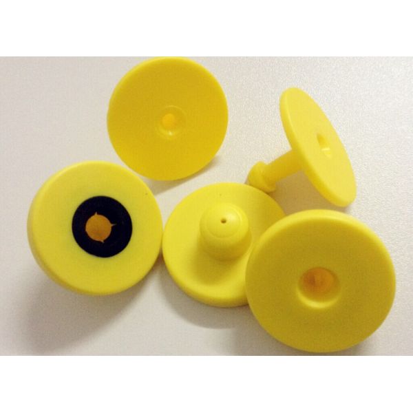 Anti-off round (pig, cattle, sheep) RFID electronic ear tags
