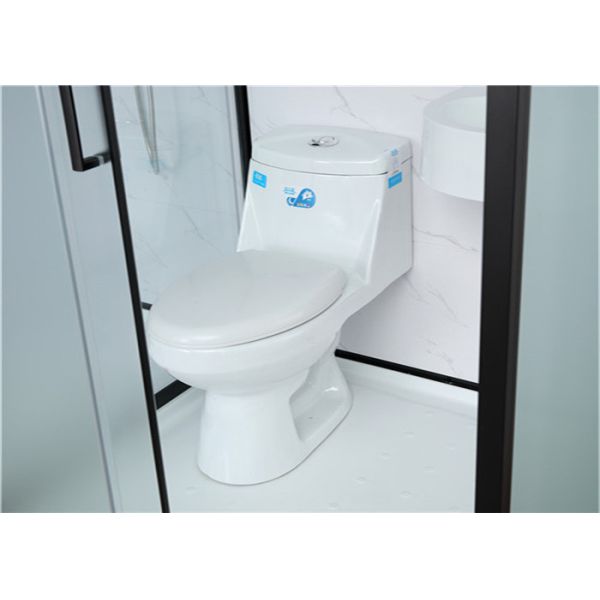 Avant en aluminium noir acrylique blanc de l'ABS Tray2000*1160*2150mm de cabines de douche ouvert