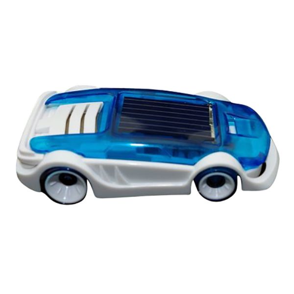 Creative Solar Brine Car Green Energy Small Blue Toy Cars Solar Power Kids Cars Toys