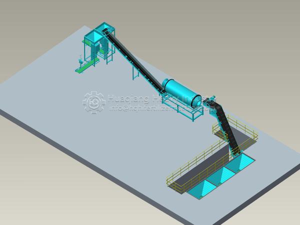 NPK Compound Fertilizer Granules BB Fertilizer Blending Production Line
