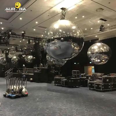 Colourful Inflatable Mirror Ball 0.3mm PVC Party Large Decorative Spheres