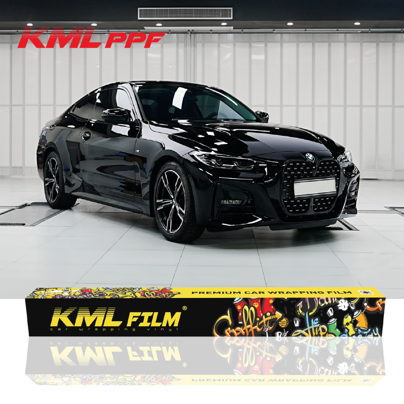 TPU Auto Paint Protection Film Black Colored Vehicle Paint Protection Wet Ppf