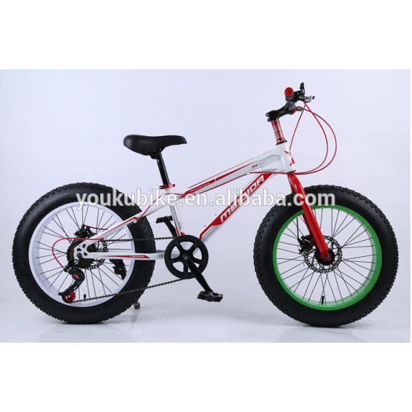 Height 198cm Sledge Wheel Steel 26 Inch Fat Tire Bike
