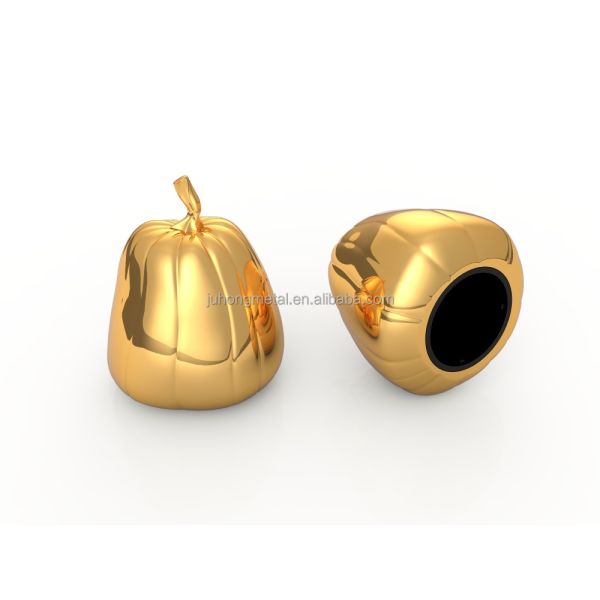 FEA 15mm Zinc Alloy Crown Cap Metal Perfume Cover for Liquid Application Pumpkin Perfume Cap