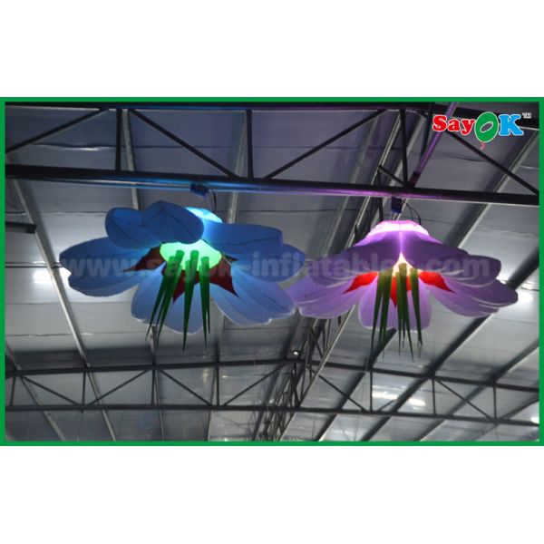 La décoration gonflable d'éclairage d'étape de mariage a mené épouser la fleur gonflable