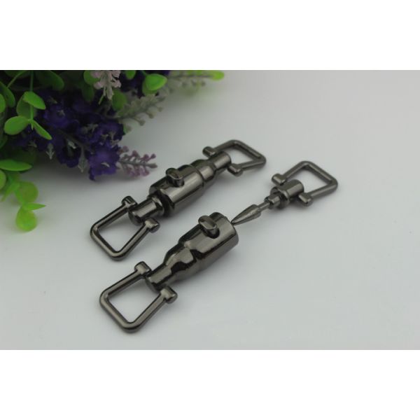 Handbag hardware accessories die casting light gold snap button push press locks