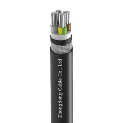 Cable blindé en acier galvanisé XLPE Insulté NYR2Y NAYR2Y