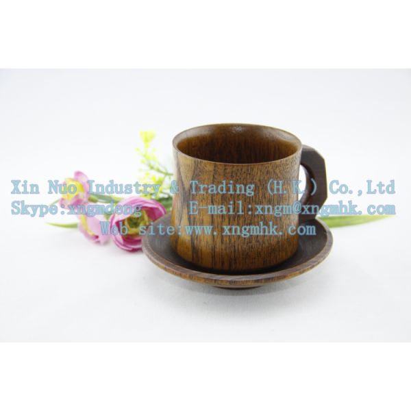 Wooden cups, wooden coffee cup, wood glass, wood cup