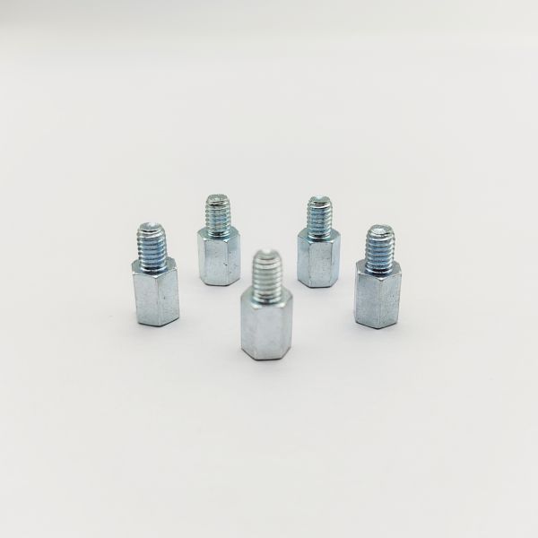 M4 六角スペーサねじ 8mm ステンレス鋼 ブルー亜鉛メッキ