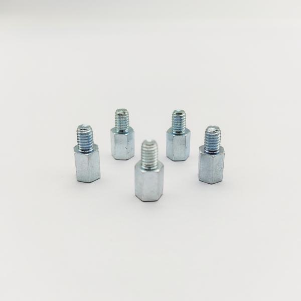 M4 Hex Standoff tornillo de acero inoxidable de 8 mm azul zincado