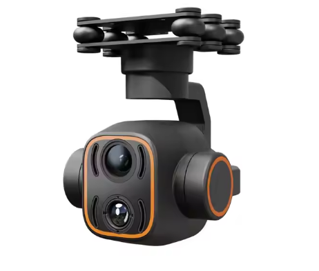 Kit de doble luz 640 Calidad 8MP Visible + 640×512 Medición de temperatura térmica 4K precisa para seguridad / emergencia