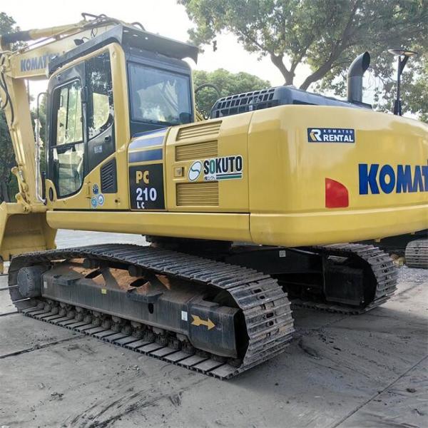 Excavateur PC210-8 d'occasion Excavateur Komatsu de 21 tonnes Stabilité élevée