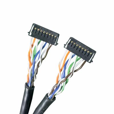 0.97m Length Industrial Cable Assemblies Wire Harness Custom Shielding Bushing