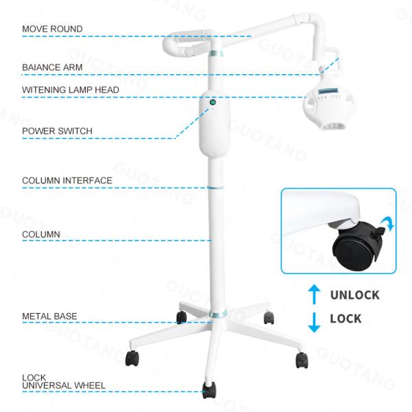 Dental Salon Lampe Blanchiment Dentaire Zoom Light Whitening Teeth Led Machine
