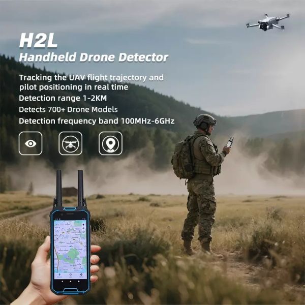 Handheld Detection Drone Equipment with 1-4km Distance Positioning Wireless & RF Modules Product Category  Drone Detection