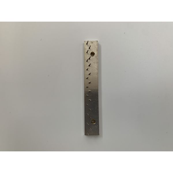 Krantz Stenter Machine Spares Pin Plate Carbon Steel Material 57mm Center Distance Copper Plate