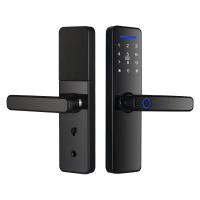 S811 Fermeture de porte à domicile intelligente empreinte digitale Zigbee Wifi TTlock APP contrôle à distance Tuya Fermeture de porte