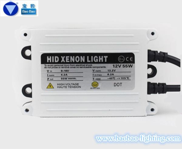 Fast/Quick High-Power 55W Slim White HID ballast--BAOBAO Factory