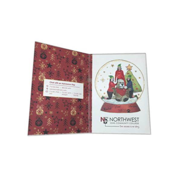 CMYK Christmas Greeting Musical Happy Birthday Card AG10 Battery With Custom Sounds Voice