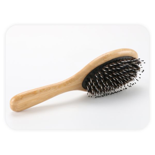 Laser Vent Wide Tooth Boar Bristle Hair Comb Wooden Anti Static Hair Brush For Women