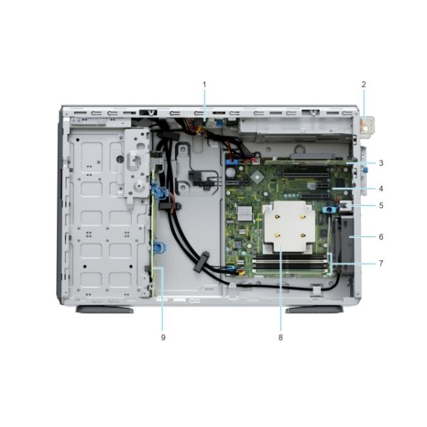 Intel Xeon 4U Rackmount EMC Dell Poweredge Servidor T350 600W
