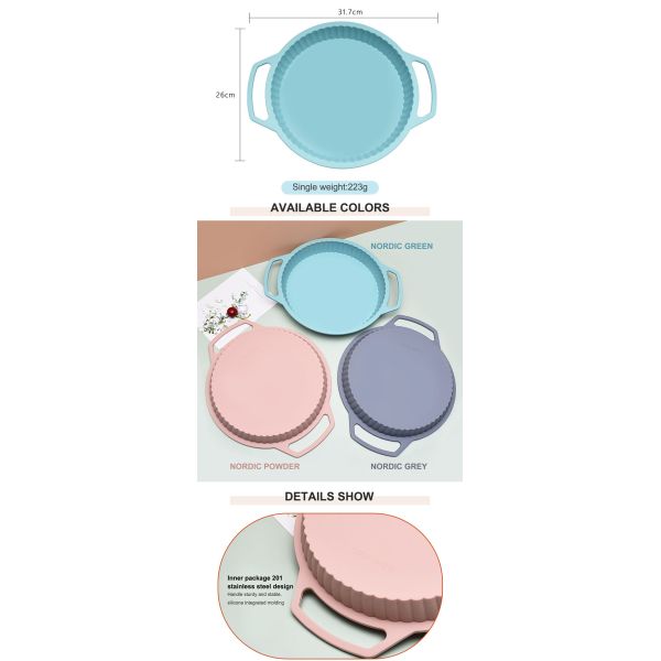 BPA Free Non Stick Silicone Baking Mold With Steel Frame