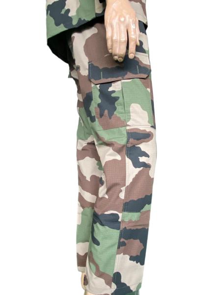 F2 Tactical Combat Uniform Set Camouflage Breathable Anti Static Formal Woven Fabric Uniforms French Military Uniform