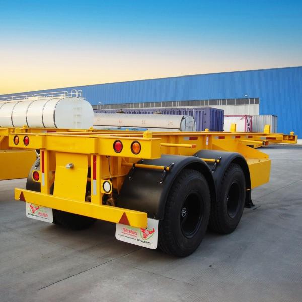 ISO重コンテナ輸送用のフワ軸13t20ft骨格トレーラー