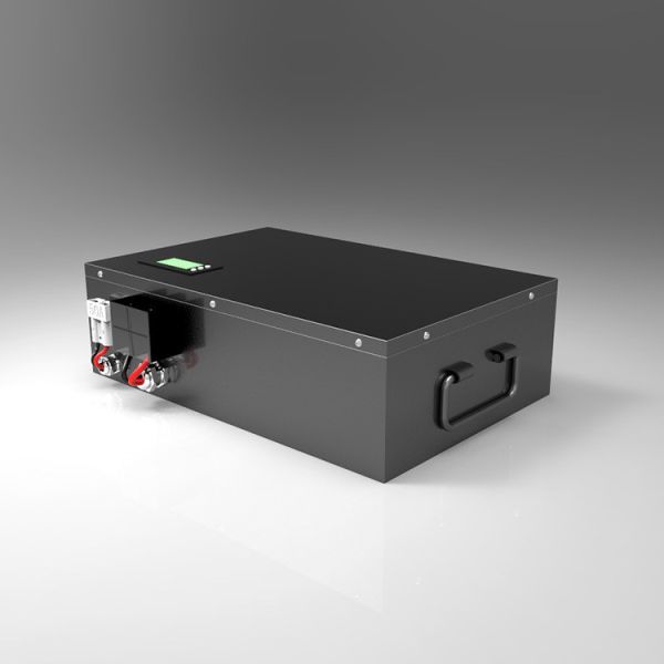 48V 120Ah LiFePO4 Lithium Battery Pack,Dual Charge & Discharge Anderson Connectors & Built-in Smart BMS for Electric Stacker,UN38.3 China Manufacturing Factory