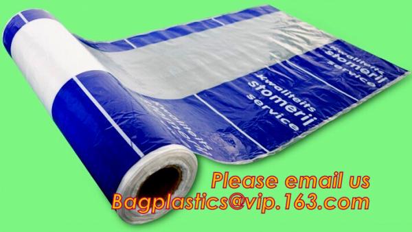 Clear Polyethylene Dry Cleaning Garment Bags On Rolls, Dry clean perforated clear poly plastic garment/laundry/clothing