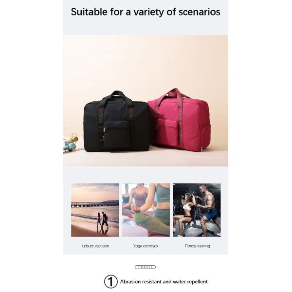 Customizable Expandable Dry Wet Gym Bags Womens Holdall Weekend Bag Waterproof