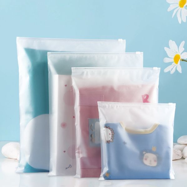 12 проводов Прозрачные / Мэтные Zipper Bags Custom Zipper Lock Bags