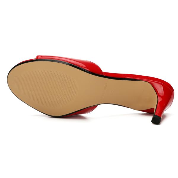 Latest Design Fish Mouth Women Shoes Bling Sandals Sexy Slide Open Tow Party Women Shoes
