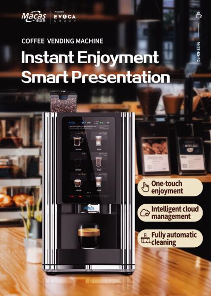 Bean-to-Cup Coffee Vending Machine 220V 2000W Automatic