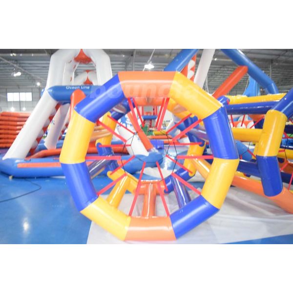 Colorful Inflatable Water Roller Wheel for Water Park