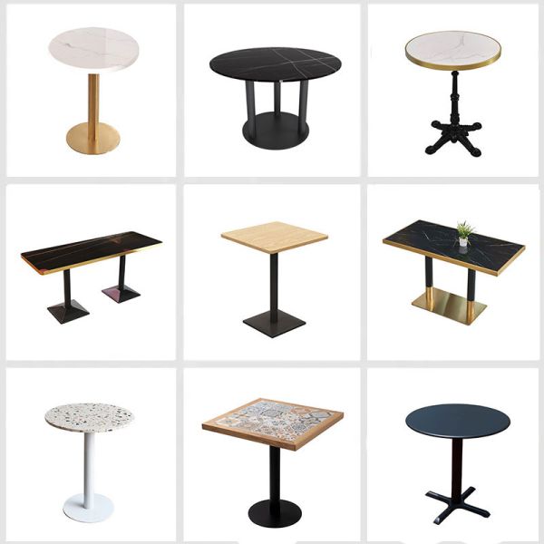 Customized Design Modern Cafe Bench Booth Seating Fast-food Restaurant Furniture Tables and Chairs Sets