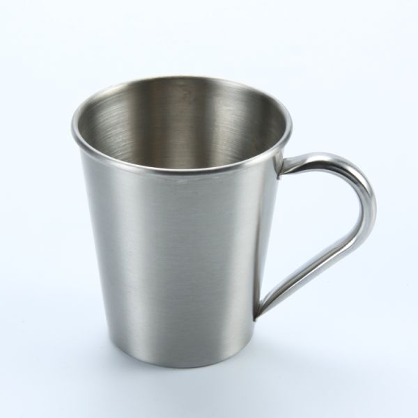Brushed Stainless Steel Utensil 300ml 400ml Metal Tumbler Cups