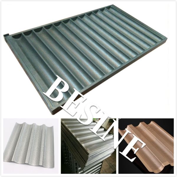china cheap price good quality French Baguette Baking trays ,bakery trays , aluminium bread pans