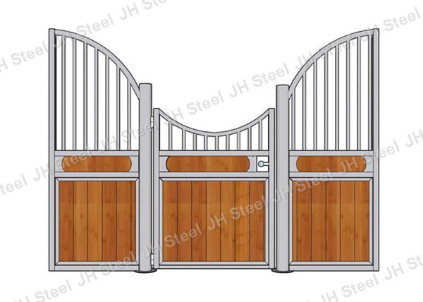 Stainless Steel Frame Horse Stable Stalls Front Gates Heavy Duty Galvanized
