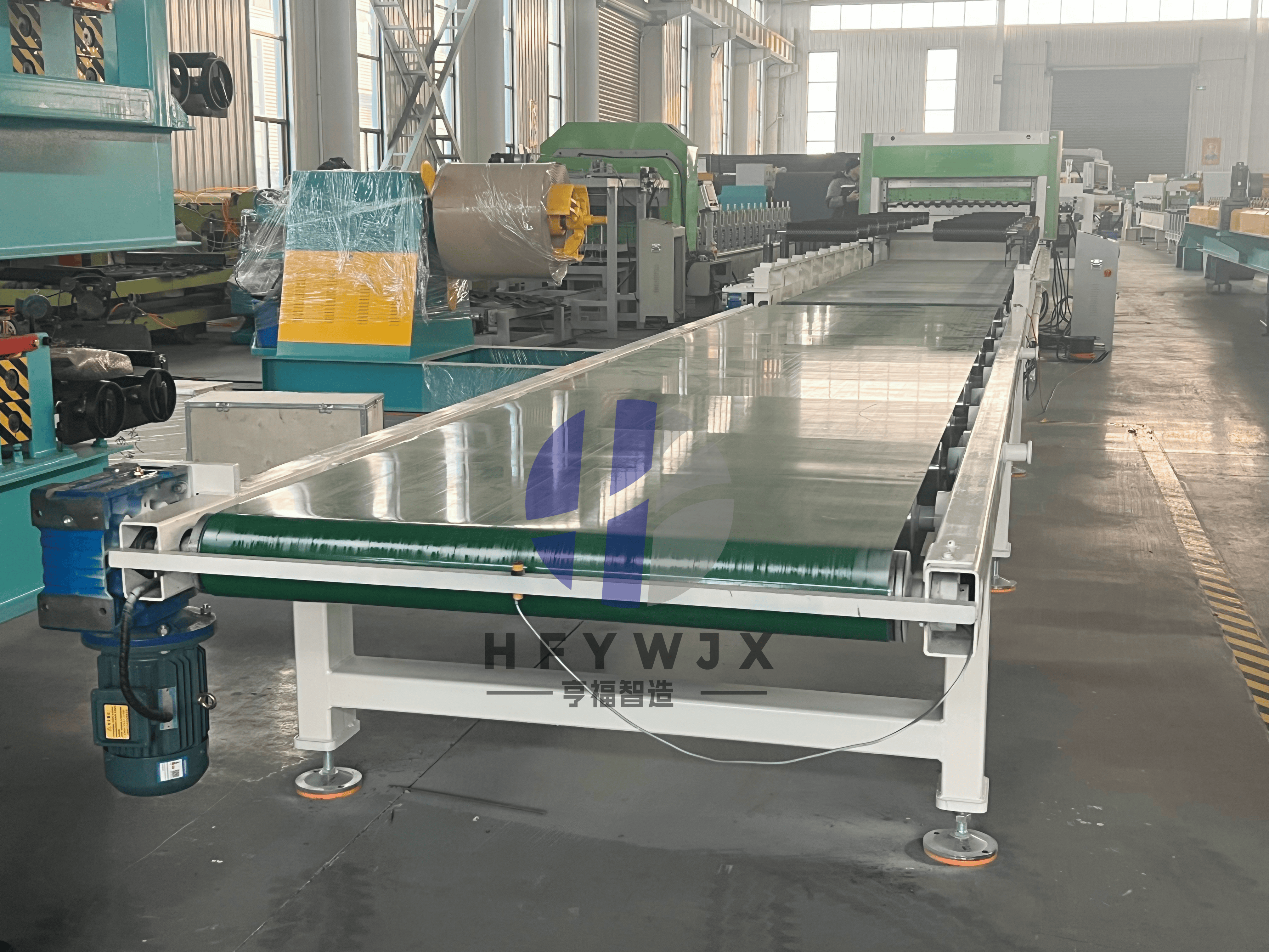 Industrial C8 C21 Double Layer Trapezoidal Roll Forming Machine PLC Control 350H Steel Frame