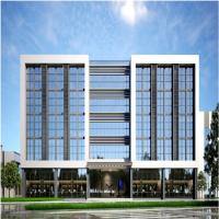 Construction de bureaux en acier à haute résistance en forme de H