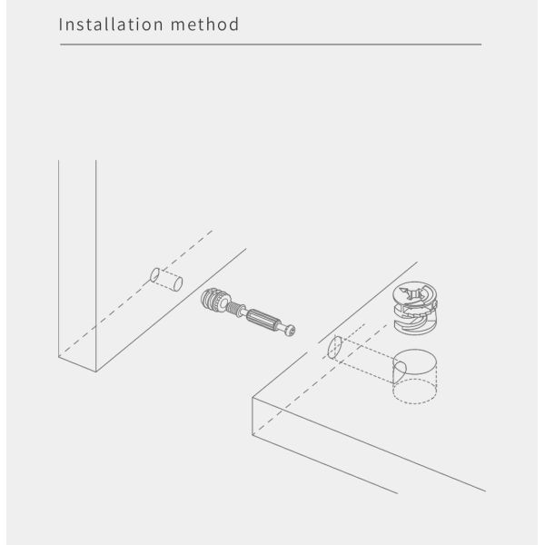 Синие цинковые минификсы соединительные болты износостойкие с длиной 40 мм
