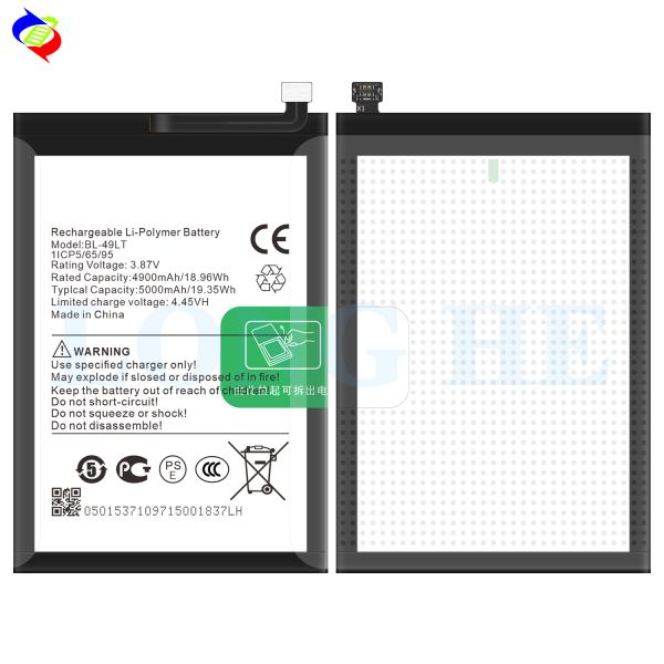 Акумулятор для телефона BL-49LT 5000 мАч Заменяющий аккумулятор для Tecno Camon19/CI6n