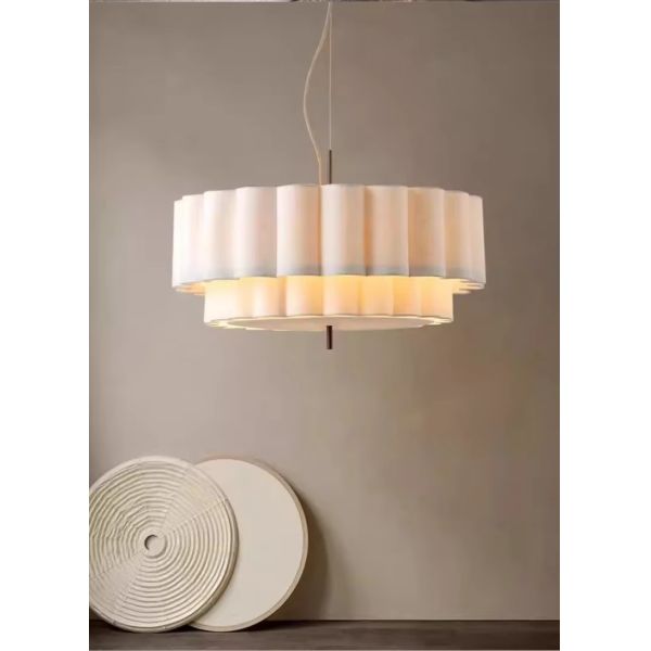 Indoor Lighting Fixtures Home Pendant Lights Retro Wabi Sabi Fabric Chandeliers (WH-VP-302)