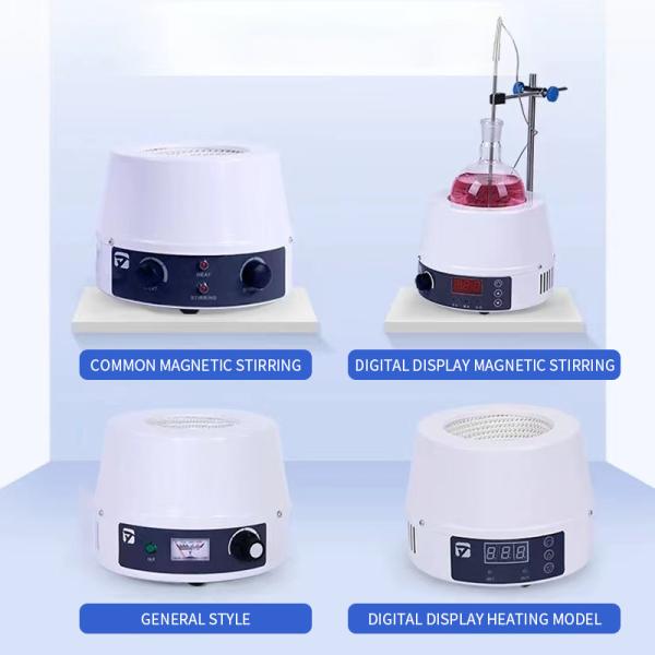 4kg Glass Fibre Liner Material Laboratory Mixer with Magnetic Stirrer Heating Mantle