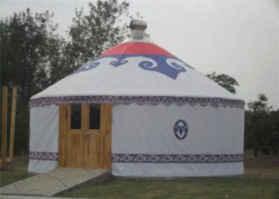 Luxury Waterproof Mongolian Yurt Tent Aluminum Frame Structural Heavy Duty